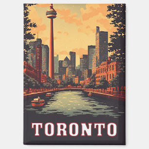 Toronto-Wasserfront und CN-Tower-Skyline Magnet