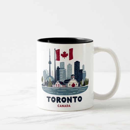 Toronto Zweifarbige Tasse (Rechts)