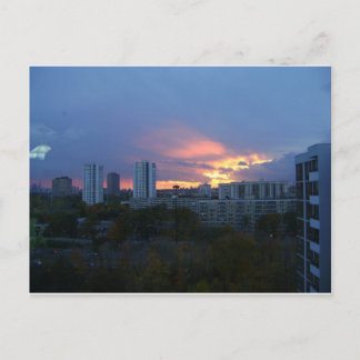 Torontos Sonnenuntergang Postkarte