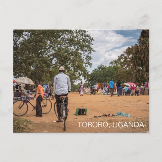 Tororo Uganda Market Travel. Anpassen Postkarte (Vorderseite)