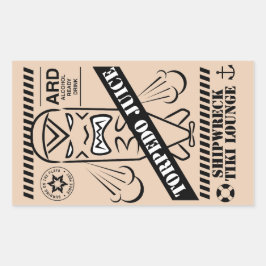 Torpedo-Juice-Aufkleber Rechteckiger Aufkleber