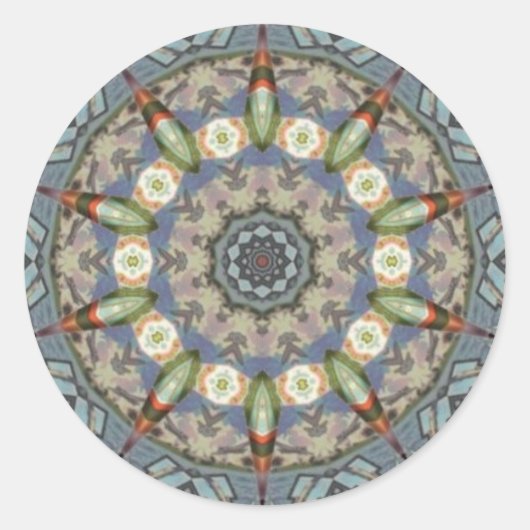 Torpedo mandala Sticker (Vorderseite)
