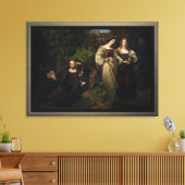 Torquato Tasso und die beiden Leonores Leinwanddruck (Insitu (Wohnzimmer))