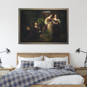 Torquato Tasso und die beiden Leonores Leinwanddruck (Insitu (Schlafzimmer))