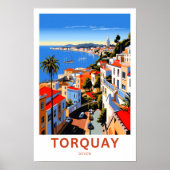 Torquay Devon Travel Print Poster (Vorne)