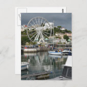 Torquay Ferris Wheel, Devon, England Postcard Postkarte (Vorne/Hinten)