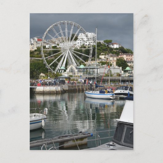 Torquay Ferris Wheel, Devon, England Postcard Postkarte (Vorderseite)
