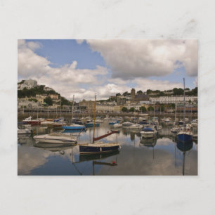 Torquay Harbor Postkarte