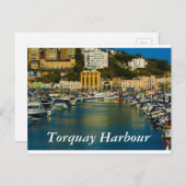 Torquay Harbor Postkarte (Vorne/Hinten)