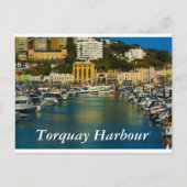 Torquay Harbor Postkarte (Vorderseite)