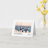 Torquay Marina, Englische Riviera, Devon Karte (Gelbe Blume)