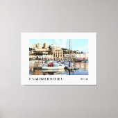 Torquay Marina, Englische Riviera, Devon Leinwanddruck (Vorderseite)