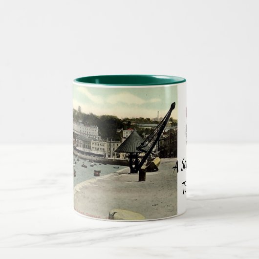 Torquay Souvenir Tasse (Mittel)
