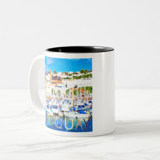 Torquay Zweifarbige Tasse (Vorderseite Links)
