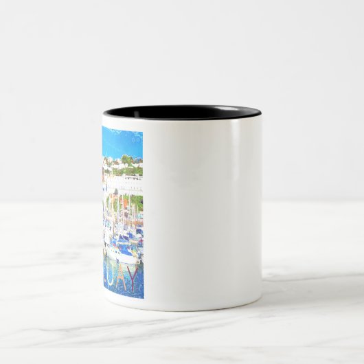 Torquay Zweifarbige Tasse (Mittel)
