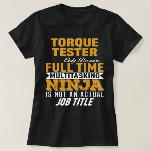 Torque Tester T-Shirt (Design vorne)