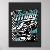 TORQUE TITANS AUTOWORKS - USA LEGEND CARS POSTER (Vorne)