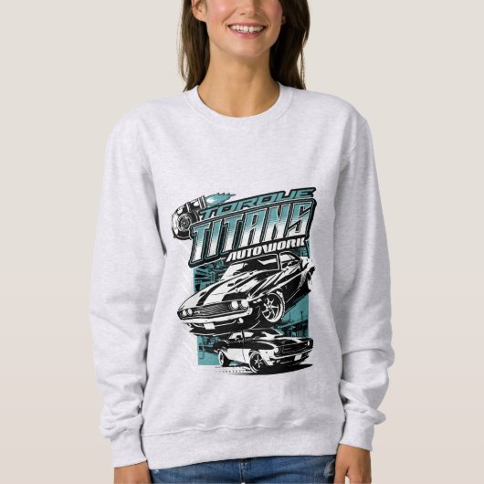 TORQUE TITANS AUTOWORKS - USA LEGEND CARS SWEATSHIRT (Vorderseite)