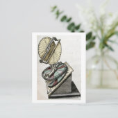 Torquetum Illustration Postkarte (Stehend Vorderseite)