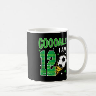 Torr Ich bin 12 Jahre alter Geburtstagsjunge Fußba Kaffeetasse