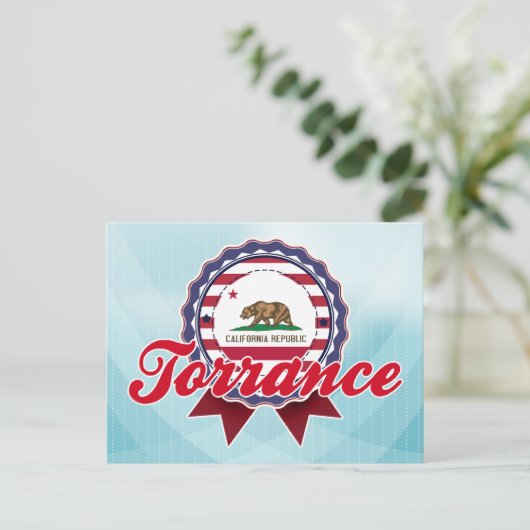 Torrance, CA Postkarte (Stehend Vorderseite)