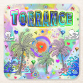 Torrance Deep Dream Untersetzer (Vorderseite)