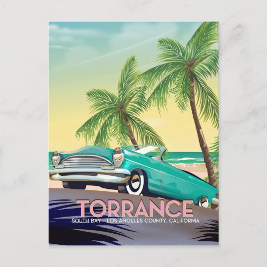 Torrance, Kalifornien, Los Angeles, Kalifornien Postkarte (Vorderseite)