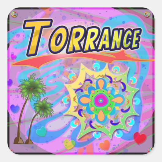 Torrance True Progress-Aufkleber Quadratischer Aufkleber (Vorderseite)