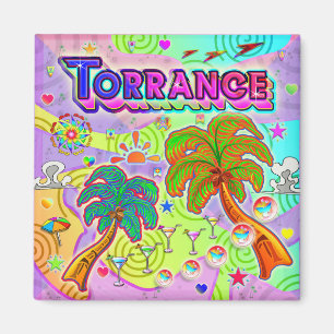 Torrance-Urlaub Ziel-Magnet Magnet