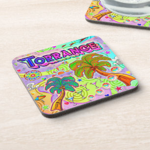 Torrance-Urlaub Ziel-Untersetzer Getränkeuntersetzer