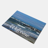 Torre Beach Atlantic Willkommen Doormat Fußmatte (Schrägansicht)