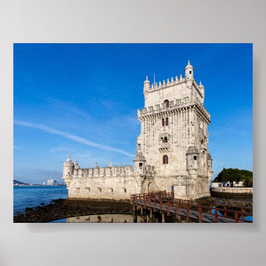 Torre de Belem in Lisbon Poster (Vorne)