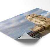 Torre de Belem in Lisbon Poster (Ecke)