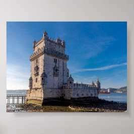 Torre de Belem in Lissabon Poster
