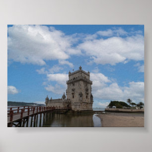 Torre de Belem in Lissabon Poster