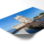 Torre de Belem in Lissabon Poster (Ecke)