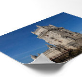 Torre de Belem in Lissabon Poster (Ecke)