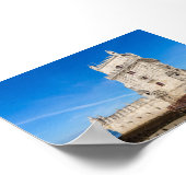 Torre de Belém in Lissabon Poster (Ecke)