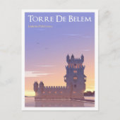 Torre de Belem Lissabon Postkarte (Vorderseite)
