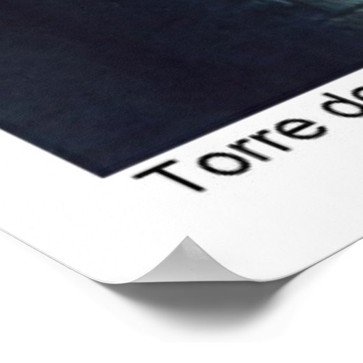 Torre de Belem Poster (Ecke)