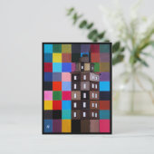 Torre de Hércules Abstract Painting by Alfred Fox Postkarte (Stehend Vorderseite)