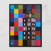 Torre de Hércules Abstract Painting by Alfred Fox Postkarte (Vorderseite)