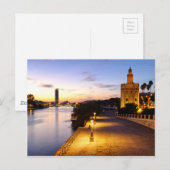 Torre del Oro Postkarte (Vorne/Hinten)