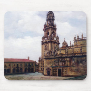 Torre del Reloj (Santiago de Compostela). A Coruña Mousepad