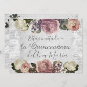 Torre Eiffel elegante beklagenswert de la Quincean Einladung (Vorne/Hinten)