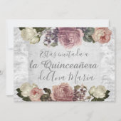 Torre Eiffel elegante beklagenswert de la Quincean Einladung (Vorderseite)