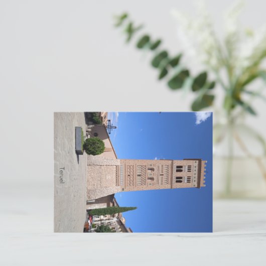 Torre mudejar, Teruel Postkarte (Stehend Vorderseite)