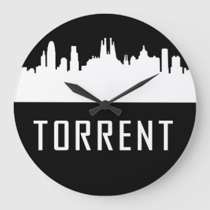 Torrent   Städte Spaniens Große Wanduhr