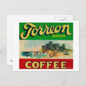 Torreon Coffee Label Postkarte (Vorne/Hinten)