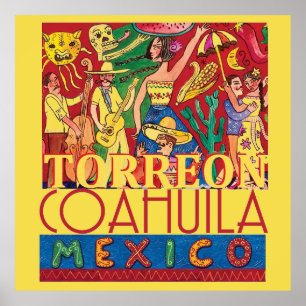 TORREON Mexiko Poster